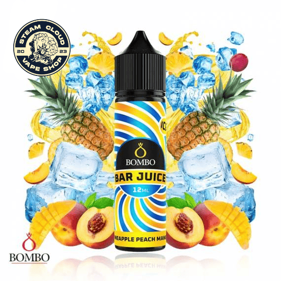 Aroma Pineapple Peach Mango Ice 12ml/60 (Longfill) - Bombo Bar Juice