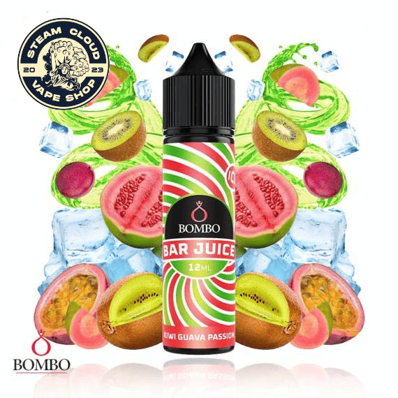 Aroma Kiwi Guava Passion Ice (Longfill) 12ml/60 - Bombo Bar Juice