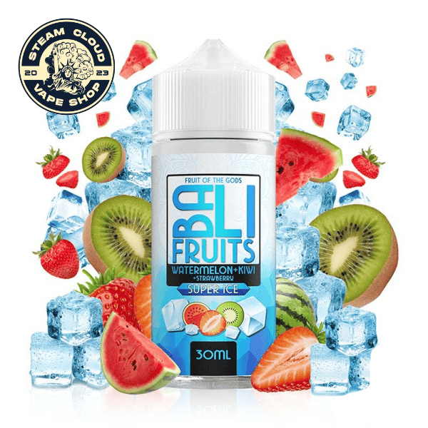 Aroma Watermelon + Kiwi + Strawberry Super Ice 30ml/120 (Longfill) - Bali Fruits by Kings Crest