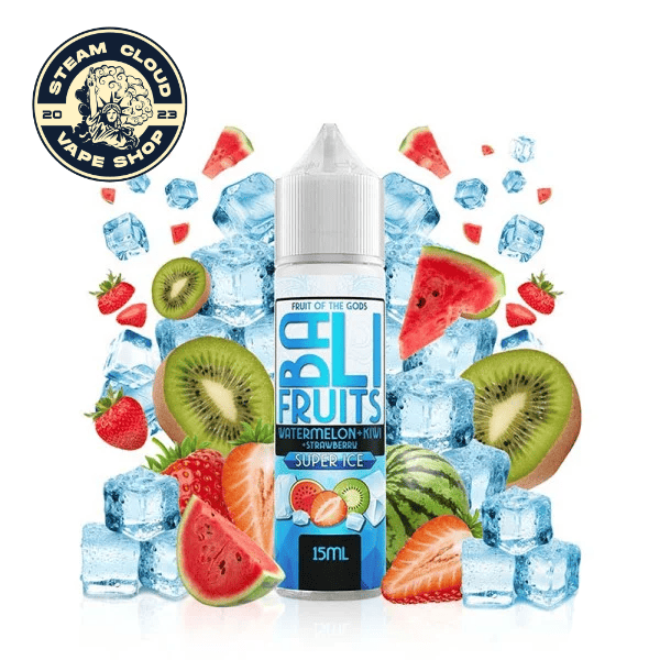 Aroma Watermelon + Kiwi + Strawberry Super Ice 15ml/60 (Longfill) - Bali Fruits by Kings Crest