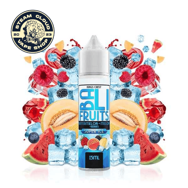 Aroma Watermelon + Melon + Berries Super Ice 15ml/60 (Longfill) - Bali Fruits by Kings Crest
