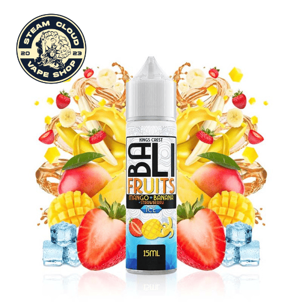 Aroma Mango + Banana + Strawberry Ice 15ml/60 (Longfill) - Bali Fruits by Kings Crest