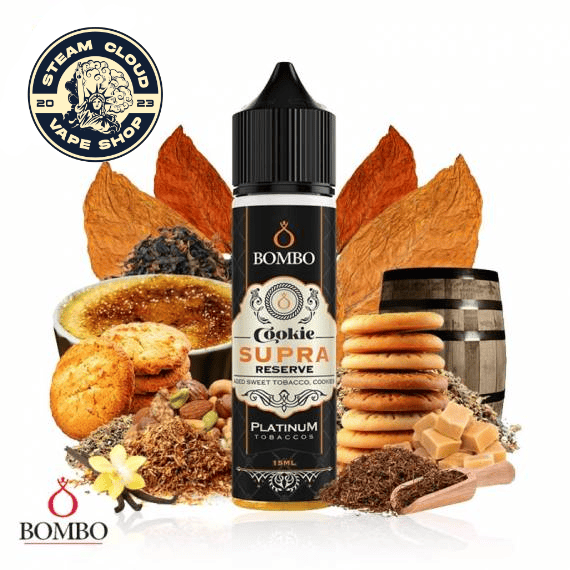 Aroma Cookie Supra Reserve 15ml/60 (Longfill) - Platinum Tobaccos by Bombo