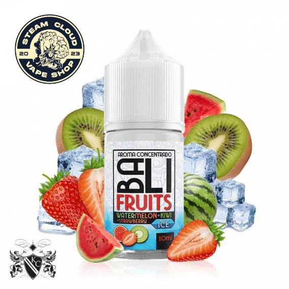 Aroma Watermelon + Kiwi + Strawberry Ice 10ml/30 (Longfill) - Bali Fruits by Kings Crest