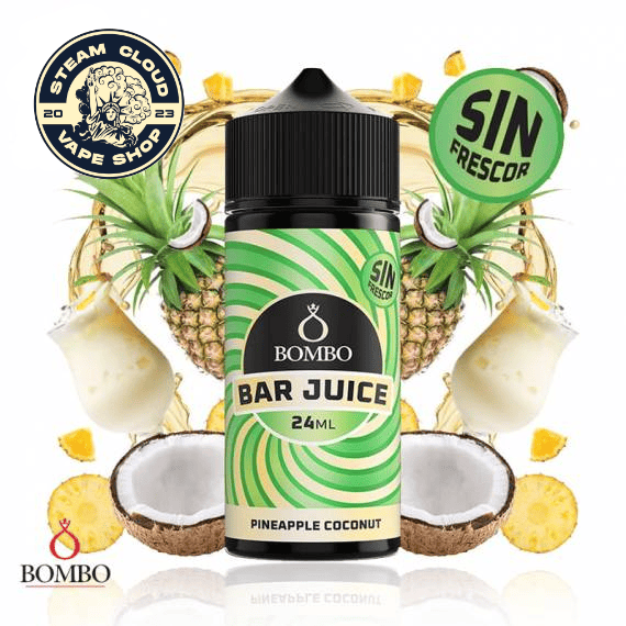 Aroma Pineapple Coconut SIN FRESCOR (Longfill) 24ml/120 - Bombo Bar Juice