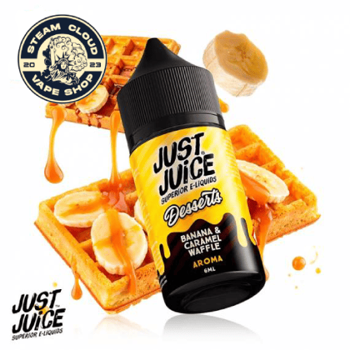 Banana Caramel Waffle Aroma Longfill 6ml/30 - Just Juice Desserts