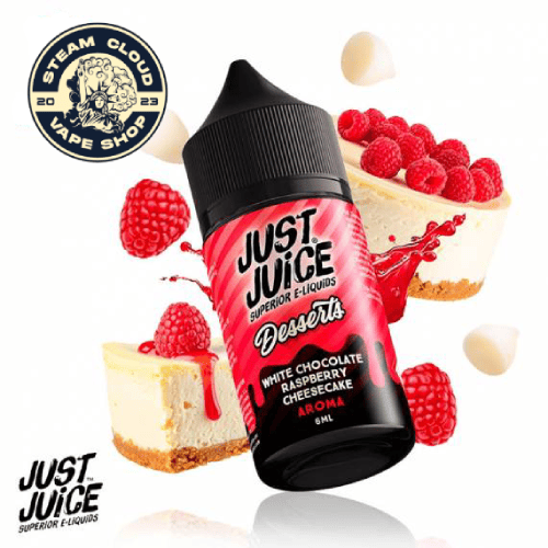 White Chocolate Raspberry Cheesecake Aroma Longfill 6ml/30 - Just Juice Desserts