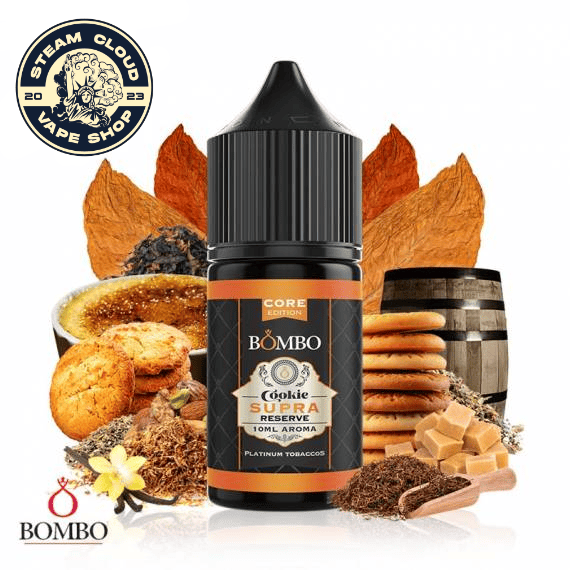 Aroma Supra Cookie Reserve Core Edition 10ml/30 (Longfill) - Platinum Tobaccos by Bombo