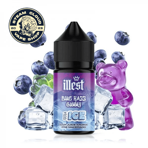 Blue Razz Gummie Extra Ice 5ml/30 (Longfill) - Illest