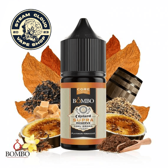 Aroma Supra Custard Reserve Core Edition 10ml/30 (Longfill) - Platinum Tobaccos by Bombo