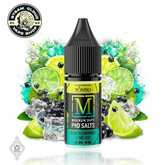 Blackcurrant Lime Salts 10ml - Magnum Vape Pod Juice (5 mg)