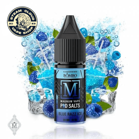 Blue Razz Ice Salts 10ml - Magnum Vape Pod Juice (5 mg)