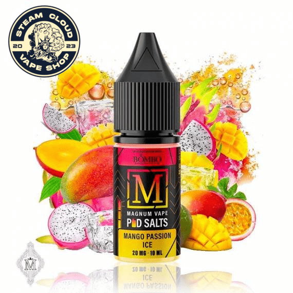Mango Passion Ice Salts 10ml - Magnum Vape Pod Juice (5 mg)