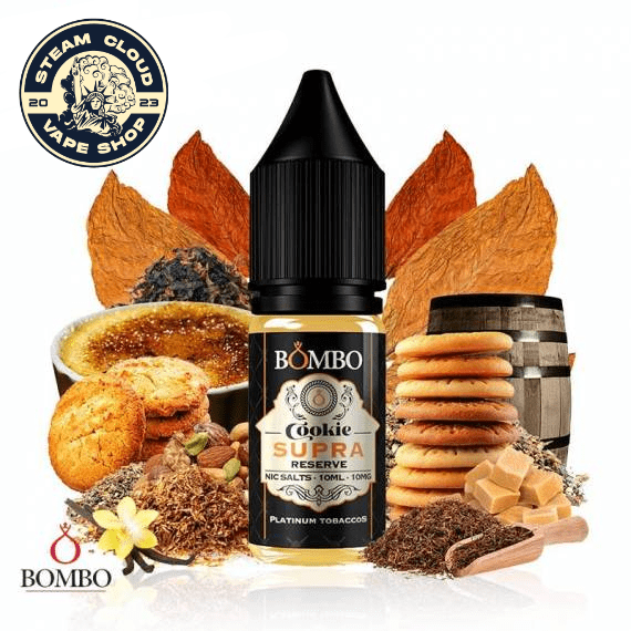 Cookie Supra Reserve Platinum Tobaccos Salts 10ml - Bombo Platinum Tobaccos (10 mg)