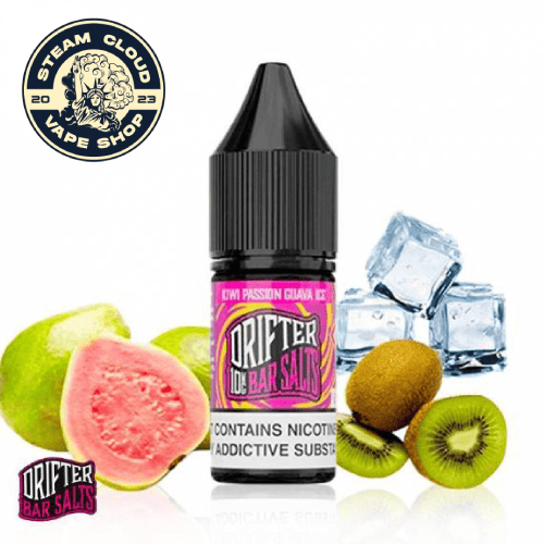 Kiwi Passion Guava Ice 10ml - Drifter Salts (10 mg)