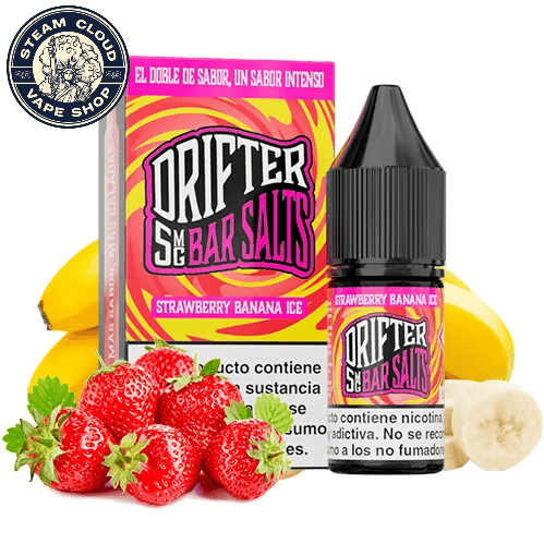 Strawberry Banana Ice 10ml - Drifter Salts (10 mg)