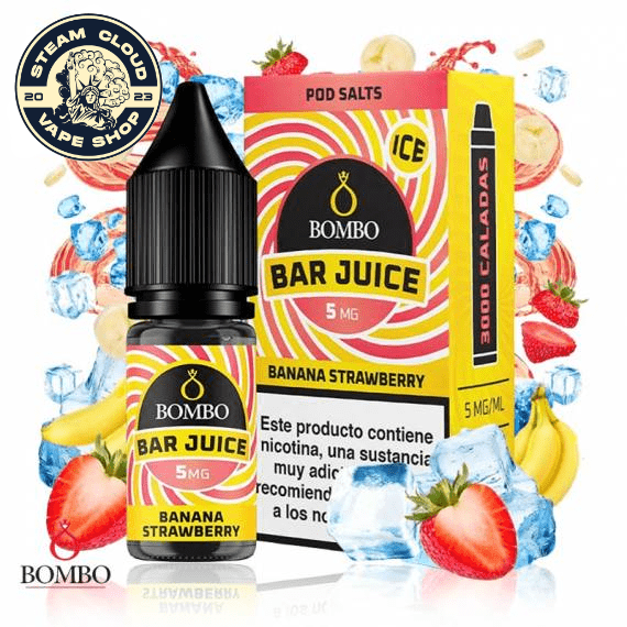 Sales Banana Strawberry Ice 10ml - Bombo Bar Juice