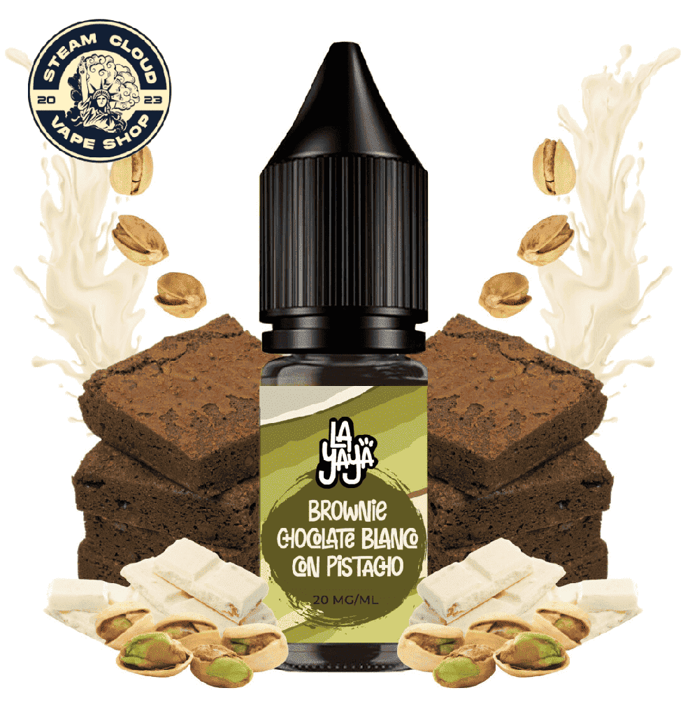 Brownie Chocolate Blanco con Pistacho 10ml - La Yaya Sales