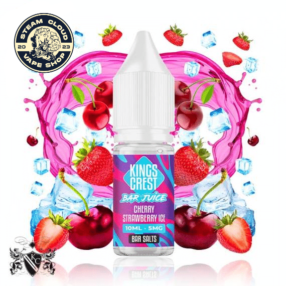 Cherry Strawberry Ice 10ml - Kings Crest Salts